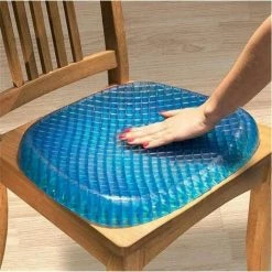 Le Coussin De Siège En Gel Orthopédique Respirant Et Frais D'été Soulage Le Fauteuil Roulant De Voiture De Bureau Sciatique FUIENKO -banc et tabouret Soldes Boutique 56694910 4