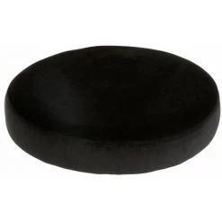 Paris Prix - Galette De Chaise Ronde "assise" 34cm Noir