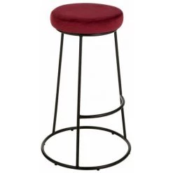 Paris Prix - Galette De Chaise Ronde "assise" 34cm Rouge -banc et tabouret Soldes Boutique 57062134 3