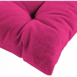 Paris Prix - Coussin De Chaise "mistral" 40x40cm Fuchsia -banc et tabouret Soldes Boutique 57079084 3