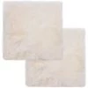 NOVA Coussins Pour Chaises Définir 2 Pcs 40x40cm Dans De Vraies Couleurs Couleurs En Cuir Coussins De Chaise 2 Pcs Blanc 40x40cm Peau De Mouton Véritable Couleur : BLANCHE 1 NOVA Coussins Pour Chaises Définir 2 Pcs 40x40cm Dans De Vraies Couleurs Couleurs En Cuir Coussins De Chaise 2 Pcs Blanc 40x40cm Peau De Mouton Véritable Couleur : BLANCHE -banc et tabouret Soldes Boutique 57094918 1