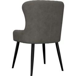 NOVA Chaises à Manger 2 Pcs En Velours Avec Des Accoudoirs élégants Fauteuils Différentes Couleurs Chaises De Salle à Manger 2 Pcs Gris Velours Couleur : GRIS -banc et tabouret Soldes Boutique 57097769 5