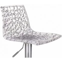 VENTE-UNIQUE.COM Lot De 2 Tabourets De Bar CLARK - Polycarbonate - Cristal - Transparent -banc et tabouret Soldes Boutique 57217264 4