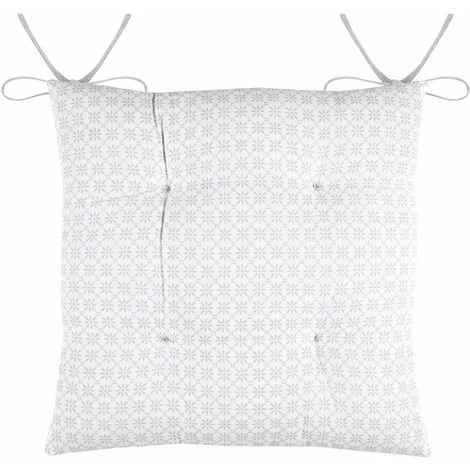 HOMEMAISON Galette De Chaise Aux Coloris Tendres Azur 40 X 40 Cm - Azur 5 HOMEMAISON Galette De Chaise Aux Coloris Tendres Azur 40 X 40 Cm - Azur – Image 3