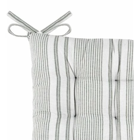 HOMEMAISON Galette De Chaise Esprit Tapissier Sauge 40 X 40 Cm - Sauge 4 HOMEMAISON Galette De Chaise Esprit Tapissier Sauge 40 X 40 Cm - Sauge – Image 2