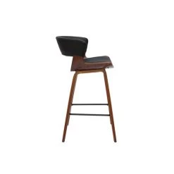 MILIBOO Tabouret De Bar Design Noir Et Bois Foncé H65 Cm SYRAH - Noyer / Noir 8 MILIBOO Tabouret De Bar Design Noir Et Bois Foncé H65 Cm SYRAH - Noyer / Noir -banc et tabouret Soldes Boutique 57536478 3