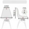 DENUOTOP Housse De Chaise Housse De Siège Lavable Sans Accoudoirs, Amovible, 2pcs Pour Chaise à Coque, Pour Banquet, Maison, Hôtel -banc et tabouret Soldes Boutique 57588090 1