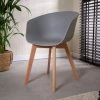 DIMEHOUSE Herning Chaise Salle À Manger Scandinave Gris - Gris