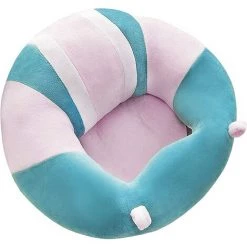 TANABATA Coussin Pour Apprendre Assoire Canapé Pour Bébé Chaise De Protection En Peluche Mignon Siège De Soutien Jouets Canapé Pour Bébé 0 à 12 Mois Bleu Vert -banc et tabouret Soldes Boutique 57711110 3