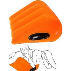 TANABATA Coussin Gonflable, Coussin De Triangle D'oreiller Portable, Support Du Dos Pour Trouver La Profondeur Plus Confortablement