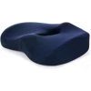 TINOR Coussin De Siège En Mousse à Mémoire, Orthopédique Pour Hemorroides, Coussin Coccyx Voiture, à La Maison, Au Bureau, Gamer, Sur Un Fauteuil Roulant, Coussin De Siège Lombaires, Mal De Dossier