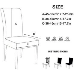 ILOVEMILAN Lot De 4 Housses De Chaise De Salle à Manger, Housse De Protection De Chaise De Salle à Manger Courte Lavable Extensible Et Amovible Pour Salle à Manger, Hôtel, Cérémonie, Banquet, Mariage 10 ILOVEMILAN Lot De 4 Housses De Chaise De Salle à Manger, Housse De Protection De Chaise De Salle à Manger Courte Lavable Extensible Et Amovible Pour Salle à Manger, Hôtel, Cérémonie, Banquet, Mariage -banc et tabouret Soldes Boutique 58072018 4