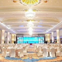 ILOVEMILAN Lot De 4 Housses De Chaise En Polyester Spandex De Couleur Blanche Pour Les Couvertures De Décoration De Banquet à Manger De Fête De Mariage -banc et tabouret Soldes Boutique 58072340 5