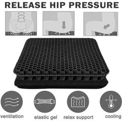 LTS FAFA Coussinet En Gel Multifonctionnel, Coussin En Gel Respirant Et Respirant - Haute élasticité -banc et tabouret Soldes Boutique 58255067 4