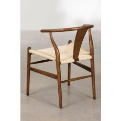 Chaise Uish Style SKLUM Bois D'orme - Osier Bois Foncé - Bois Foncé Bois Foncé -banc et tabouret Soldes Boutique 58392507 5