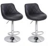 YOOUYIDA Tabouret De Bar Lot De 2 En Velours, 2 Tabourets De Cuisine Hauteur Réglable,Adjustable High Type With Disk No Armrest Rhombus Backrest Design Bar Stools Black 1 YOOUYIDA Tabouret De Bar Lot De 2 En Velours, 2 Tabourets De Cuisine Hauteur Réglable,Adjustable High Type With Disk No Armrest Rhombus Backrest Design Bar Stools Black -banc et tabouret Soldes Boutique 58502349 1