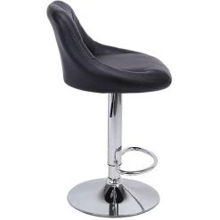 YOOUYIDA Tabouret De Bar Lot De 2 En Velours, 2 Tabourets De Cuisine Hauteur Réglable,Adjustable High Type With Disk No Armrest Rhombus Backrest Design Bar Stools Black 9 YOOUYIDA Tabouret De Bar Lot De 2 En Velours, 2 Tabourets De Cuisine Hauteur Réglable,Adjustable High Type With Disk No Armrest Rhombus Backrest Design Bar Stools Black -banc et tabouret Soldes Boutique 58502349 3