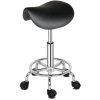 YOOUYIDA Tabouret De Travail Tabouret De Selle Réglable En Hauteur Rotatif Tabouret Tabouret De Bureau Avec Siège De Selle Tabouret De Selle Ha Ha Feet Rotation Tabouret De Bar Noir