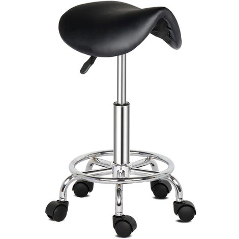 YOOUYIDA Tabouret De Travail Tabouret De Selle Réglable En Hauteur Rotatif Tabouret Tabouret De Bureau Avec Siège De Selle Tabouret De Selle Ha Ha Feet Rotation Tabouret De Bar Noir 6 YOOUYIDA Tabouret De Travail Tabouret De Selle Réglable En Hauteur Rotatif Tabouret Tabouret De Bureau Avec Siège De Selle Tabouret De Selle Ha Ha Feet Rotation Tabouret De Bar Noir – Image 5