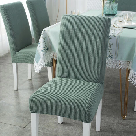 AIDUCHO 6 Pièce Housse De Chaise Extensible Housse De Chaise De Salle à Manger Durable Couverture De Chaise Appliquée à La Décor De Fête, Mariage, Anniversaire Etc(vert) 3 AIDUCHO 6 Pièce Housse De Chaise Extensible Housse De Chaise De Salle à Manger Durable Couverture De Chaise Appliquée à La Décor De Fête, Mariage, Anniversaire Etc(vert)
