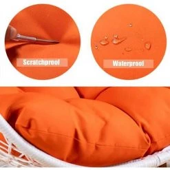 BENOBBY KIDS Coussin Papasan Rond Coussin De Chaise Capitonné Arrondi Coussin De Sol épais Couleur Unie Confortable, Garden Cushion, Rattan Armchair Cushion, Hanging Chair Cushion, (Bleu Marine,100*100cm)-sans Chaise 10 BENOBBY KIDS Coussin Papasan Rond Coussin De Chaise Capitonné Arrondi Coussin De Sol épais Couleur Unie Confortable, Garden Cushion, Rattan Armchair Cushion, Hanging Chair Cushion, (Bleu Marine,100*100cm)-sans Chaise -banc et tabouret Soldes Boutique 58683326 4