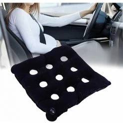 LTS FAFA Coussin De Siège Carré, Coussin Respirant, Coussin De Siège Portable Pour Chaise De Bureau, Voiture, Chaise De Bureau, Fauteuil Roulant Ou Maison (noir Et Bleu, Pompe) -banc et tabouret Soldes Boutique 58825059 3
