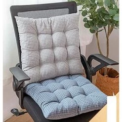 ENLENK Coussin De Chaise 43 X 43 X 8 Cm Avec Sangles, Housse De Coussin De Chaise De Jardin Universelle En Coton Et Lin, Facile à Nettoyer, Intérieur Extérieur Bureau Tatami Cuisine Tapis De Jardin Gris Clair 10 ENLENK Coussin De Chaise 43 X 43 X 8 Cm Avec Sangles, Housse De Coussin De Chaise De Jardin Universelle En Coton Et Lin, Facile à Nettoyer, Intérieur Extérieur Bureau Tatami Cuisine Tapis De Jardin Gris Clair -banc et tabouret Soldes Boutique 58845297 4