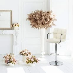 SUPERSTOOL Tabouret Pour Bar Cuisine Haut Pivotant Réglable Avec Dossier Et Accoudoirs Las Vegas | Blanc 8 SUPERSTOOL Tabouret Pour Bar Cuisine Haut Pivotant Réglable Avec Dossier Et Accoudoirs Las Vegas | Blanc -banc et tabouret Soldes Boutique 5914205 2