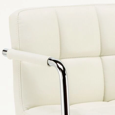 SUPERSTOOL Tabouret Pour Bar Cuisine Haut Pivotant Réglable Avec Dossier Et Accoudoirs Las Vegas | Blanc 7 SUPERSTOOL Tabouret Pour Bar Cuisine Haut Pivotant Réglable Avec Dossier Et Accoudoirs Las Vegas | Blanc – Image 5