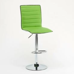 SUPERSTOOL Tabouret De Bar Cuisine Haut Fixe Tournant Réglable Avec Dossier Detroit | Vert -banc et tabouret Soldes Boutique 5914241 3