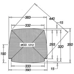 MEDIA WAVE STORE ® Rechange Siège Art. 1212 En Paille Naturelle Fond De La Chaise Paysanne 35x38 Cm -banc et tabouret Soldes Boutique 59189496 3