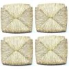 MEDIA WAVE STORE ® Art.1212 Remplacement Siège Chaise Paesana 4 Pcs En Paille Naturelle 35x38cm -banc et tabouret Soldes Boutique 59189552 1