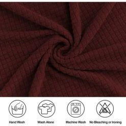 HIASDFLS Housse De Chaise Extensible Lot De 4, Housse Chaise Extensibles Amovibles Pour Chaise De Salle À Manger, Housses De Chaises Pour Hôtel, Cérémonie, Banquet, Cuisine, Restaurant, Rouge Foncé -banc et tabouret Soldes Boutique 59250150 3