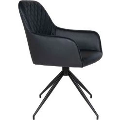Chaise à Manger Pivotante Ava Noir House Nordic -banc et tabouret Soldes Boutique 59261417 4