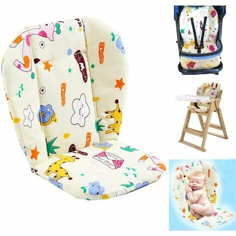 LTS FAFA Coussin De Chaise Haute Pour Bébé, Coussin De Siège /de Chaise Haute Pour Bébé, Joli Coussin De Chaise Haute, Aux Motifs Animaliers, Doux Double Face, épais, Respirant (girafe) 3 LTS FAFA Coussin De Chaise Haute Pour Bébé, Coussin De Siège /de Chaise Haute Pour Bébé, Joli Coussin De Chaise Haute, Aux Motifs Animaliers, Doux Double Face, épais, Respirant (girafe)