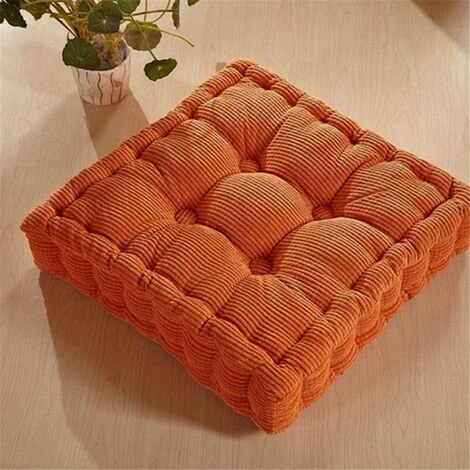 CATHERINE Trayosin Coussin De Chaise Fauteuil Siège Canapé Coussin D'Assise Pour Intérieur Et Extérieur, Carré, Différents Coloris, Rembourrage épais(Orange Vibrante,38 * 38cm) 3 CATHERINE Trayosin Coussin De Chaise Fauteuil Siège Canapé Coussin D'Assise Pour Intérieur Et Extérieur, Carré, Différents Coloris, Rembourrage épais(Orange Vibrante,38 * 38cm)