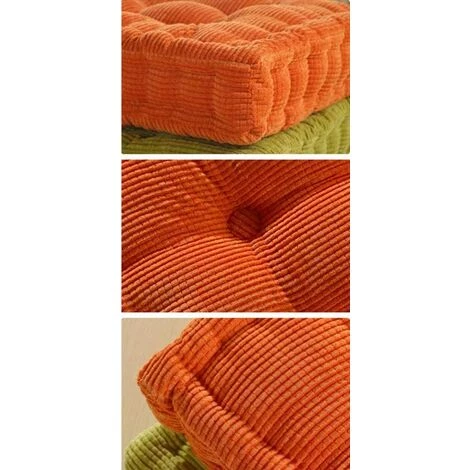 CATHERINE Trayosin Coussin De Chaise Fauteuil Siège Canapé Coussin D'Assise Pour Intérieur Et Extérieur, Carré, Différents Coloris, Rembourrage épais(Orange Vibrante,38 * 38cm) 6 CATHERINE Trayosin Coussin De Chaise Fauteuil Siège Canapé Coussin D'Assise Pour Intérieur Et Extérieur, Carré, Différents Coloris, Rembourrage épais(Orange Vibrante,38 * 38cm) – Image 4