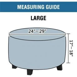 LYCXAMES Housses De Pouf Extensibles Housses De Pouf Rondes Housses De Repose-Pieds Amovibles Housses De Protection Pour Pouf De Rangement Pour Salon (Natural, Grande) -banc et tabouret Soldes Boutique 59789183 2