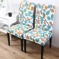 Housses De Chaise Universelles Strech 4pcs FUIENKO -banc et tabouret Soldes Boutique 59801264 4