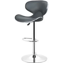 OOBEST Tabouret De Bar, Chaise De Bar, Lot De 2, Design Contemporain, Pivotant Et Réglable En Hauteur 85 Cm - 105 Cm Gris -banc et tabouret Soldes Boutique 5980777 3