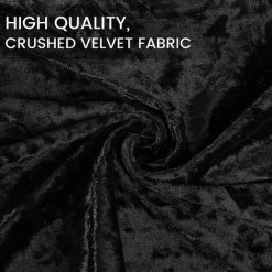 PERLE RARE Housses De Chaise De Salle à Manger Super Douces Et Extensibles - En Velours - Protection De Chaise Moderne - Protection De Chaise Extensible (4, Noir) -banc et tabouret Soldes Boutique 59967466 4