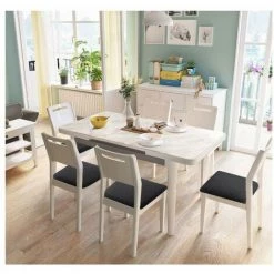 BENOBBY KIDS Lot De 6 Housses De Siège De Chaise En Jacquard Extensible, Housses De Coussin De Siège De Chaise De Salle à Manger Anti-poussière Amovibles Et Lavables (6, Noir),11 -banc et tabouret Soldes Boutique 59994071 5