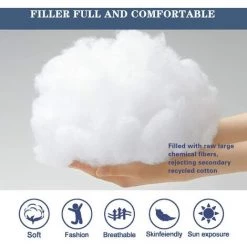 Cisea Coussin De Chaise Longue De Patio, Coussins De Chaise Longue D'intérieur/extérieur Coussin De Canapé De Chaise à Bascule, Coussin De Banc De Balançoire De Chaise (Blue 48 * 155cm) -banc et tabouret Soldes Boutique 60003157 4