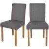 RENDEZ VOUS DéCO Chaise Havane En Tissu Gris Foncé (lot De 2) - Gris -banc et tabouret Soldes Boutique 60194612 1