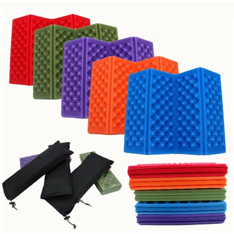 HIASDFLS Fournitures De Plein Air Mousse Xpe Coussin En Mousse Pliable Quadruple Isolation De L'Eau Anti-Éclaboussures Tapis De Pique-Nique Portable Étanche À L'Humidité Tapis De Pet Bleu 7 HIASDFLS Fournitures De Plein Air Mousse Xpe Coussin En Mousse Pliable Quadruple Isolation De L'Eau Anti-Éclaboussures Tapis De Pique-Nique Portable Étanche À L'Humidité Tapis De Pet Bleu – Image 5