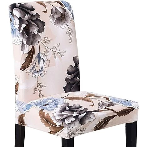 ILOVEMILAN Housses De Chaise De Salle à Manger Extensibles Housses Amovibles Lavables En Spandex Pour Chaises Hautes 6PCS Housses De Protection De Chaise (C, 6PCS/Set) 3 ILOVEMILAN Housses De Chaise De Salle à Manger Extensibles Housses Amovibles Lavables En Spandex Pour Chaises Hautes 6PCS Housses De Protection De Chaise (C, 6PCS/Set)