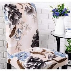 ILOVEMILAN Housses De Chaise De Salle à Manger Extensibles Housses Amovibles Lavables En Spandex Pour Chaises Hautes 6PCS Housses De Protection De Chaise (C, 6PCS/Set) 9 ILOVEMILAN Housses De Chaise De Salle à Manger Extensibles Housses Amovibles Lavables En Spandex Pour Chaises Hautes 6PCS Housses De Protection De Chaise (C, 6PCS/Set) -banc et tabouret Soldes Boutique 60360685 3
