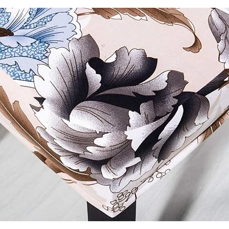 ILOVEMILAN Housses De Chaise De Salle à Manger Extensibles Housses Amovibles Lavables En Spandex Pour Chaises Hautes 6PCS Housses De Protection De Chaise (C, 6PCS/Set) 6 ILOVEMILAN Housses De Chaise De Salle à Manger Extensibles Housses Amovibles Lavables En Spandex Pour Chaises Hautes 6PCS Housses De Protection De Chaise (C, 6PCS/Set) – Image 4