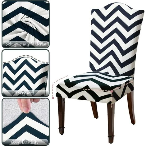 BENOBBY KIDS Housses De Chaise Extensibles Pour Chaises De Salle à Manger, Housse De Protection De Chaise 6 Pièces, Housses De Siège De Protection De Chaise élastique7 Pcs) 4 BENOBBY KIDS Housses De Chaise Extensibles Pour Chaises De Salle à Manger, Housse De Protection De Chaise 6 Pièces, Housses De Siège De Protection De Chaise élastique7 Pcs) – Image 2