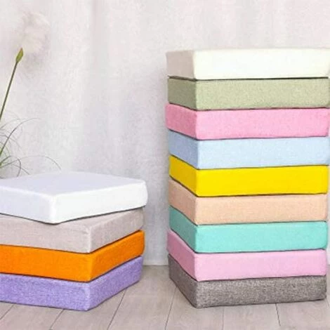 FLYME Coussins D'assise Coussin Carré En Coton Et Lin De Couleur Unie Coussin De Chaise Antidérapant Coussin Lounge Pour Assise Épaissir Coussin De Sol Tatami Doux Coussins Pour Maison 40 * 40 CM,Vin Rouge 4 FLYME Coussins D'assise Coussin Carré En Coton Et Lin De Couleur Unie Coussin De Chaise Antidérapant Coussin Lounge Pour Assise Épaissir Coussin De Sol Tatami Doux Coussins Pour Maison 40 * 40 CM,Vin Rouge – Image 2